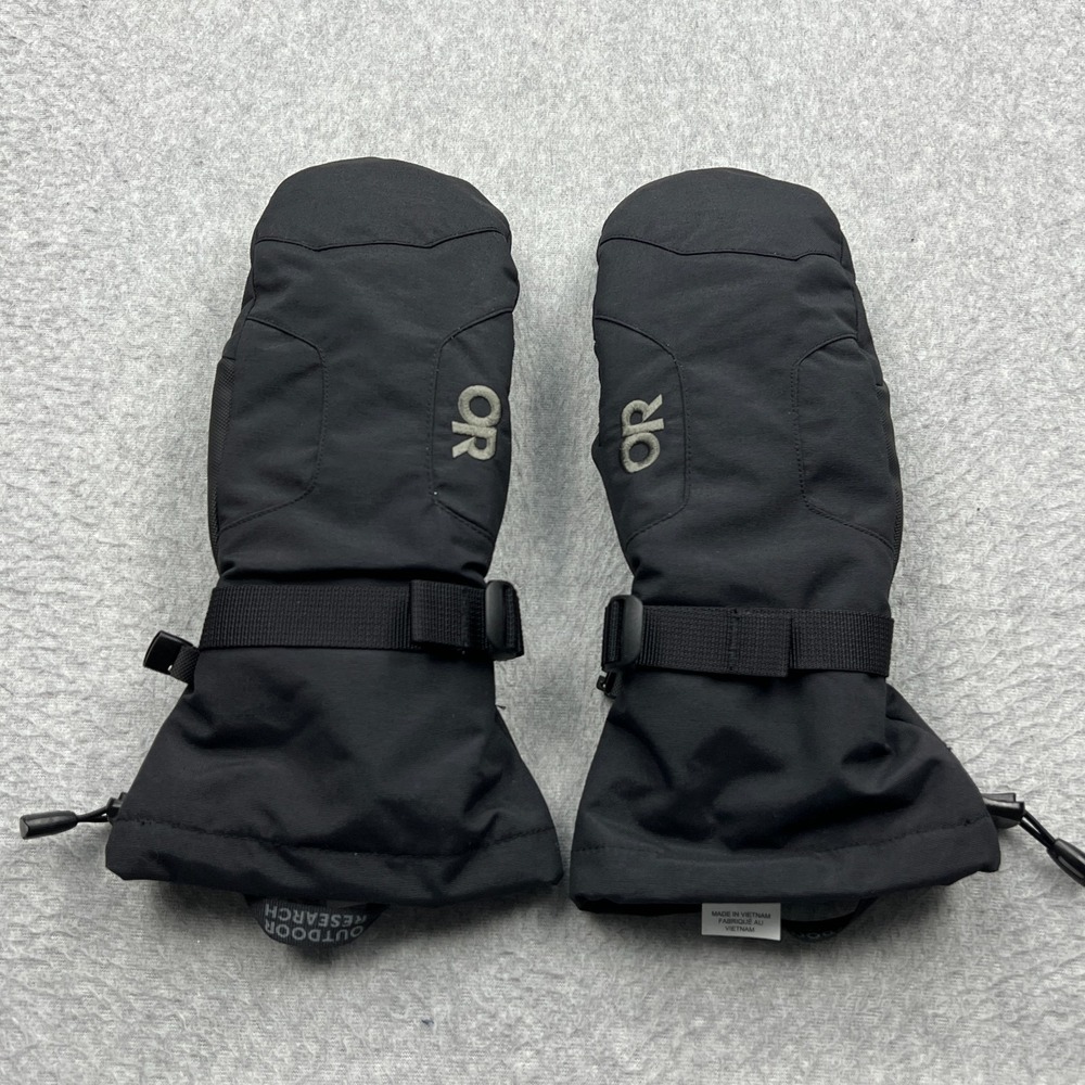 Outdoor Research Adrenaline Mittens Mitts Unisex XS Black Nylon Insulated Gloves